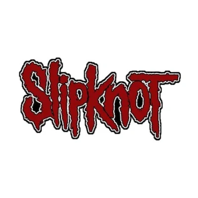 Image de Slipknot Logo Unisexe Patch rouge/noir, 100% Polyester, Non défini