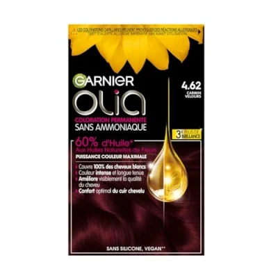 Image de Garnier OLIA Coloration 5.3 Chatain Clair DORÉ Coloration, Femme, Taille: 232 g, Carmin velours