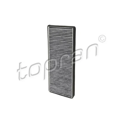 Image de TOPRAN 108 409 Filtre d&#039;habitacle à charbon actif, Cartouche filtrante, avec action absorbant les odeurs 390 152 24 rectangulaire