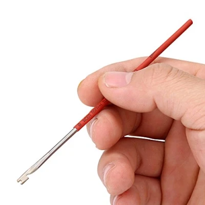 Image de Crochet À Ressort Saxophone,Clarinet Spring Tool,Crochet Replacement Pour Clarinette Et Flûte,Acier Durable Outil De Réparation D&#039;Inruments Vent Saxon Hautbois Piccolo Bas