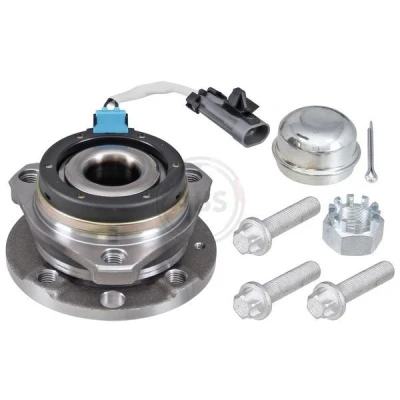 Image de A.B.S. 200054 Kit de roulements roue avec roulement roues intégré, capteur ABS intégré 119 OPEL: Astra G CC, Coupe