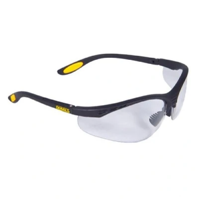 Image de DeWalt Reinforcer DPG 58 1D Lunettes de Protection avec revêtement rigide 99,9% UVA/UVB Anti brouillard Conforme norme EN166 Transparent