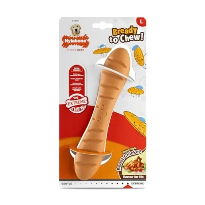 Image de Nylabone Extreme Chewers Jouet à mâcher en Nylon résistant pour Chien de 0 23 kg