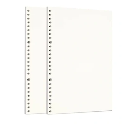 Image de Zelten Recharge de papier perforé pour reliure à 6 trous Journal intime rechargeable (B5/26 Hole, Sketch)
