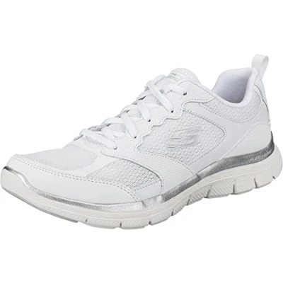 Image de Skechers Femme Flex Appeal 4.0 Active Flow Basket, Blanc, 37 EU