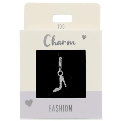 Image de Depesche 11785 100 Charms Express Yourself Pendentifs pour Colliers et Bracelets, Talons Hauts, argentés, comme Petit Cadeau, Multicolored, Normal