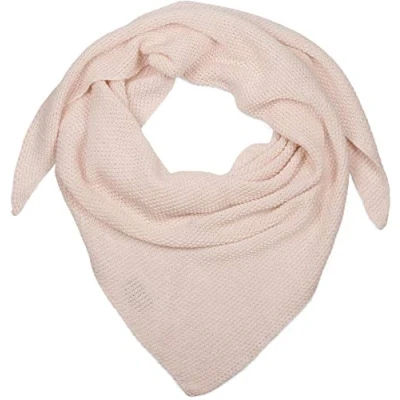 Image de styleBREAKER Écharpe triangle XXL pour femmes avec motif de grain riz en couleurs unies, écharpe, écharpe légère 01020042, couleur:Rose