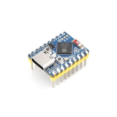 Image de ESP32 S3 Mini Development Board with Pre soldered Header Based on S3FH4R2 Dual Core Processor,with 2.4GHz Wi FI and Bluetooth 5 Support,240MHz Running Frequency, Support C/C++, MicroPython