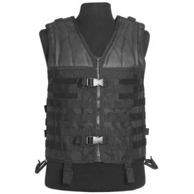 Image de Mil Tec Mixte Gilet Carrier Molle Noir Veste, Noir, Taille unique EU