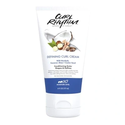 Image de Curl Rhythm Defining Cream Hair Moisturizer for Curly Styling Frizz Control, Bounce, and Shine Sulfate Free 117 ml