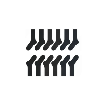 Image de Falke Happy 6PACK Everyday Casual Chaussettes, Homme, Taille: 39 42, Schwarz/dunkelblau/dunkelgrau