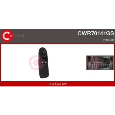 Image de CASCO CWR70141GS Interrupteur, lève vitre avant PEUGEOT: 308 I 3/5 portes, SW