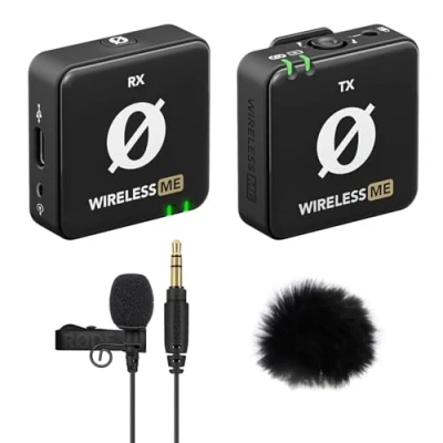 Image de Rode Système de microphone sans fil ME + Lavalier GO noir protection contre le vent en fourrure Keepdrum