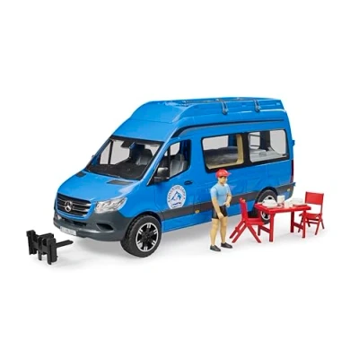 Image de bruder 02684 MB Sprinter Camper avec Chauffeur 1:16, Véhicule, Camping Car, Utilitaire, Van, Campingbus, Jouets à partir de 4 Ans