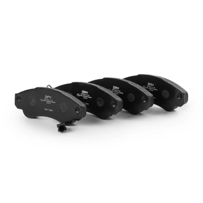 Image de VALEO 301569 Jeu de plaquettes frein FIRST Essieu avant contact signal d&#039;usure inclus sans tôle anti bruit