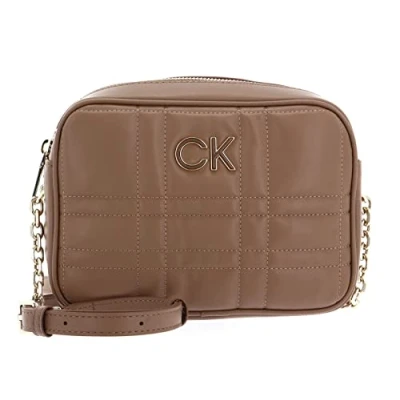 Image de Calvin Klein Re Lock Quilt Camera Bag, Crossovers Femme, Safari Canvas, Taille Unique