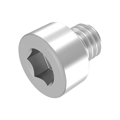 Image de SECCARO Vis cylindriques M6 x 6 mm inox V2A VA A2, DIN 912 / ISO 4762, six pans creux, filetage complet, 20 pièces