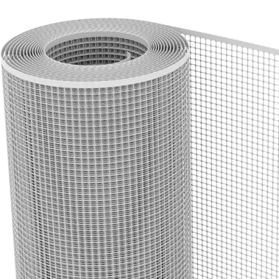 Image de TENAX Filet en Plastique Quadra 10 Argent 1,00x50 m, de Protection Multi Usages pour Balcons, Terrasses, Portails et Clôtures