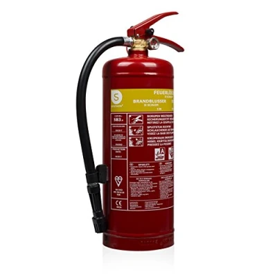 Image de Smartwares Extincteur à mousse 3 L pour Feux A&amp;B Adapté bureaux et domiciles Support inclus FEX 15230