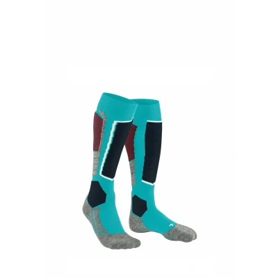 Image de FALKE SK2 Intermediate W Kh Chaussettes de ski en laine pour femme Matière fonctionnelle chaude et épaisse 1 paire