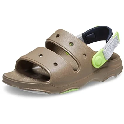 Image de Crocs Mixte enfant Classic All terrain Sandal K Sabot, Khaki Multi, 32 EU