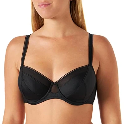 Image de SANS COMPLEXE So Refresh 70AAF94 Soutien Gorge Classique Armatures, Noir, 90F Femme