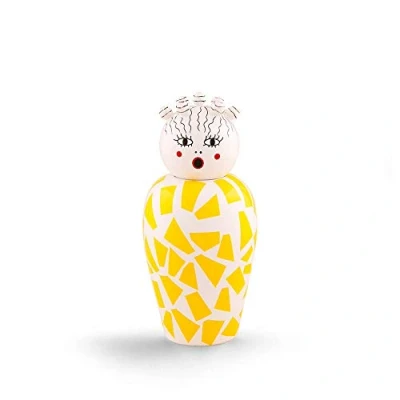 Image de SELETTI Canopie Rosio Vase Jaune avec Couvercle