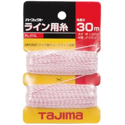 Image de Tajima CHALK RITE Snap Line PLITOL Cordon de rechange pour cordons à frapper (1 mm x 25 m)