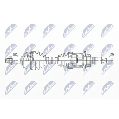 Image de Essieu moteur NTY NPW FT 045