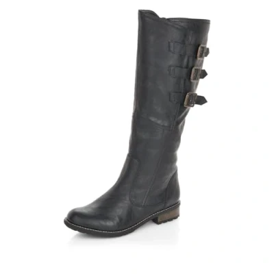 Image de Remonte Femme R3370 Bottes Hautes, Noir Asphalt 01, 40 EU