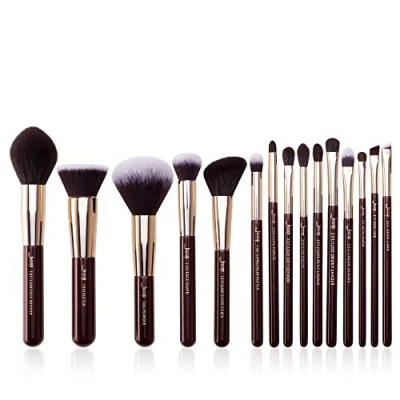 Image de Jessup pinceaux maquillage lot 15 maquillages professionnels pour visage et yeux, fond de teint,sourcils,lèvres,fard à paupières,eye liner kit brosse maquillage,T283
