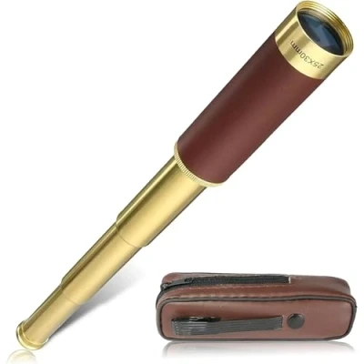 Image de Soldela ® Longue Vue/Télescope Monoculaire Grossissement x 25 Lentille 30 mm Randonnée, Chasse, Bateau, Observation des Oiseaux et Paysages…