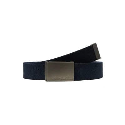 Image de Urban Classics Single Ceinture navy/silvercoloured, Homme, Taille: One Size, Navy/silver coloured