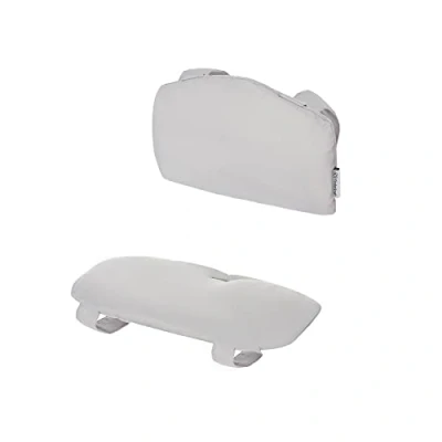 Image de Kinderkraft ENOCK Coussin de chaise haute bébé, Sangles fixation, Facile à nettoyer, 2 Coussins très doux, Fabriqués dans une matière agréable au toucher, Gris