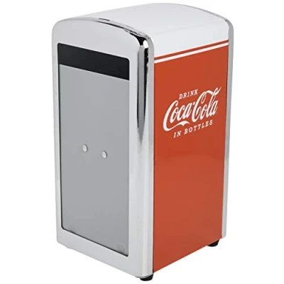 Image de TableCraft Coca Cola CC342 Drink, distributeur de serviettes Cola, rouge, petite taille
