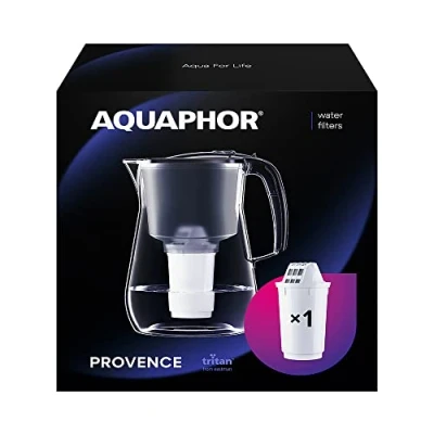 Image de AQUAPHOR 27.85 Provence Filtre à Eau en Plastique Noir Format A5