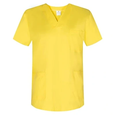 Image de Misemiya VÊTEMENTS DE Travail Unisex COL PIC Manches Courtes Médicaux Unisexe Ref.817 X Small, Jaune