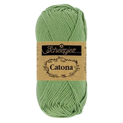 Image de Scheepjes Catona 212 Sage Vert Fil 10x10g