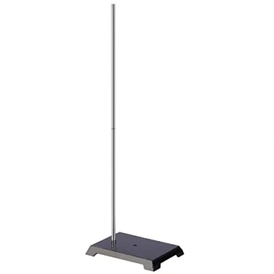 Image de stonylab Support de laboratoire, 200 x 135 mm Fonte Lab stand Bague avec Tige 570 pouces pour Laboratoire