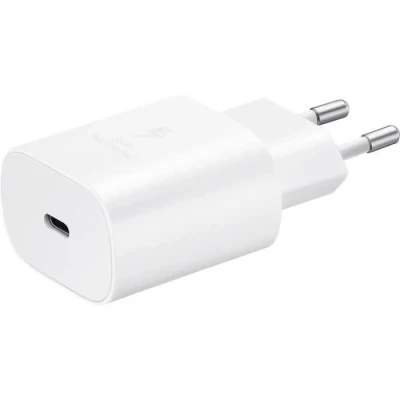 Image de Samsung EP TA800EWE Chargeur pour téléphone portable Avec fonction de rechargement rapide USB C® blanc