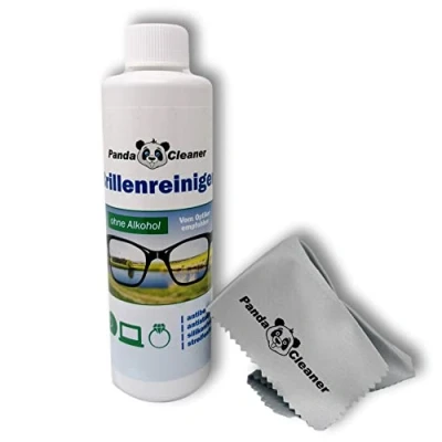 Image de PANDACLEANER nettoyant pour lunettes recharge 250ml sans alcool anti buée stries Convient également les écrans, moniteurs, visières et bien plus encore