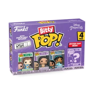 Image de Funko Bitty POP! Disney Princess Peasant Belle, Pocahontas, Jasmine Et Une Mini figurine Mystère En Surprise 2.2 Cm Collectionnable Étagère Empilable Incluse