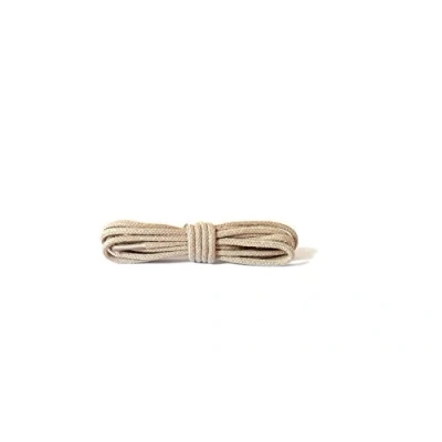 Image de Kaps Lacets Ronds et Fins, en 100% Coton de Qualité pour Chaussures Élégantes Décontractées, 2 mm Largeur, 1 Paire (90 cm 36 inch 5 to 6 Paires Œillets/ beige clair)