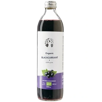 Image de Jus de cassis bio LOOV, 500 ml, pur jus, pas concentré, aucun sucre ajouté, d’eau ajoutée, riche en antioxydants et vitamine C