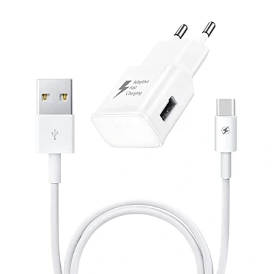 Image de PH26Ⓡ Chargeur Rapide et Puissant 3A + câble Type C Compatible XIAOMI REDMI Note 7/7 Pro/ 8/8 8 2021/ 8T/ 9/9 9 Pro Max/ 5G/ Plus/ 9T/ 9S