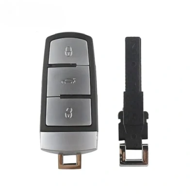 Image de Télécommande 3 Boutons Remplacement Boîtier de clé Pliante Coque Voiture étuide la Key à Distance sportage pour Volkswagen VW Passat CC B6 B7 B7L 3C R36 Maogotan B5