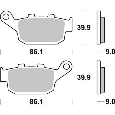 Image de TRW Organic Allround MCB841 Jeu de plaquettes frein