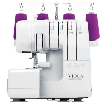 Image de VIOLA Look T12 Machine à Coudre avec 12 Points Couture, Overlock Différentiel, Couette Bras Libre