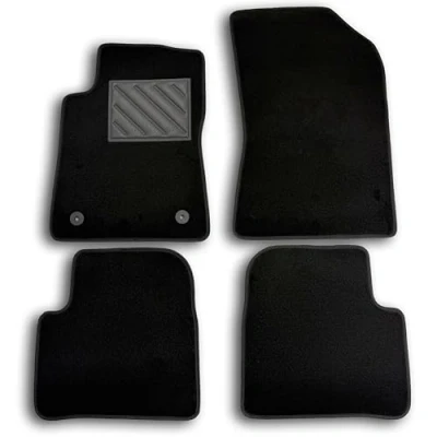 Image de MTC Tapis de Sol sur Mesure pour Voiture, antidérapants, Talonnette en PVC, avec Points Fixation