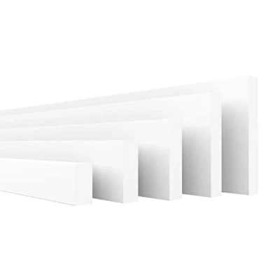 Image de HEXIMO Plinthes plates, XPS Styrofoam construction sèche plates pour mur finition plafond en polystyrène Cadre de (30.6 mètres HFL 4)